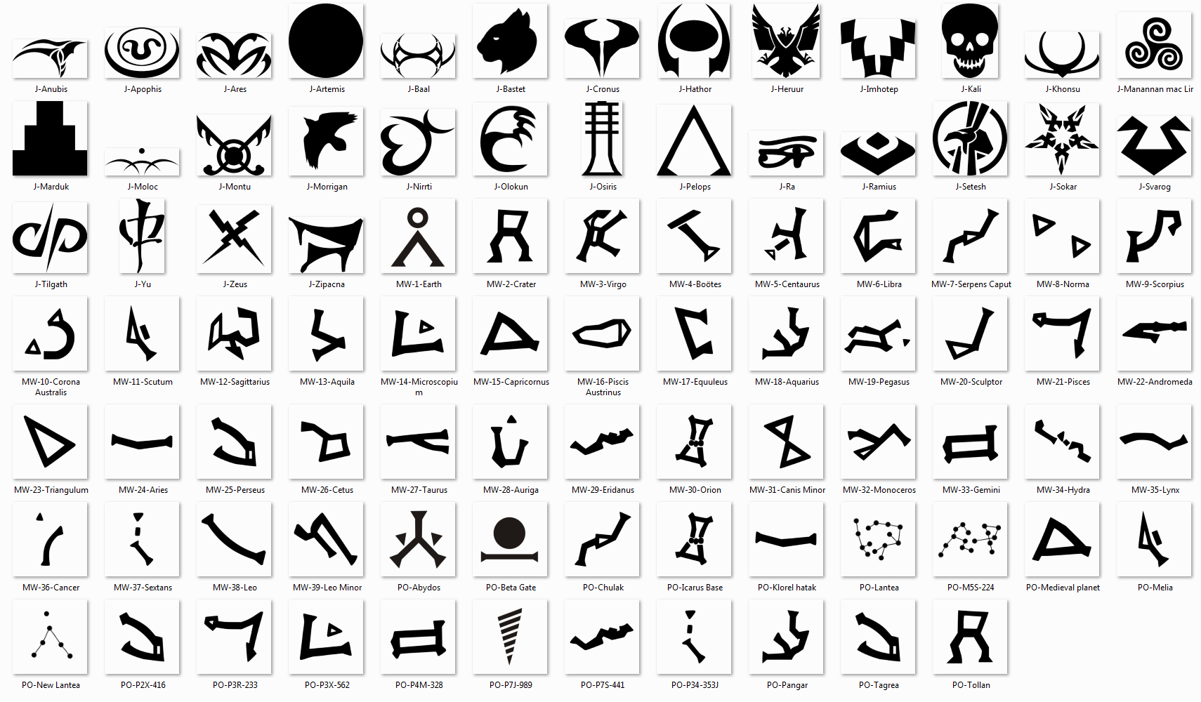 cool symbol designs easy