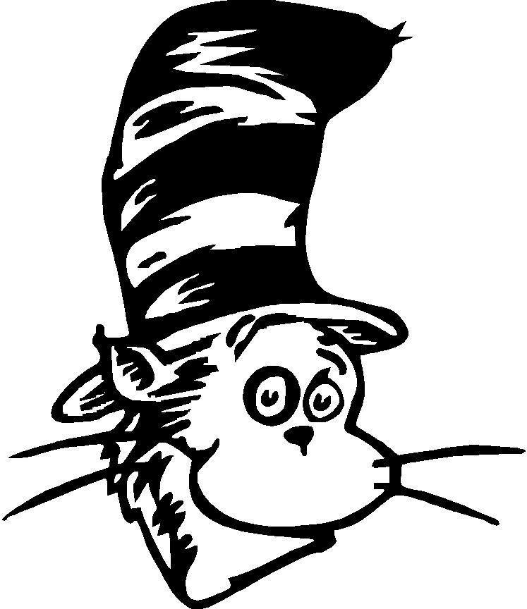 Comic Decals and Cartoon Decals :: Cat In The Hat Decal / Sticker -