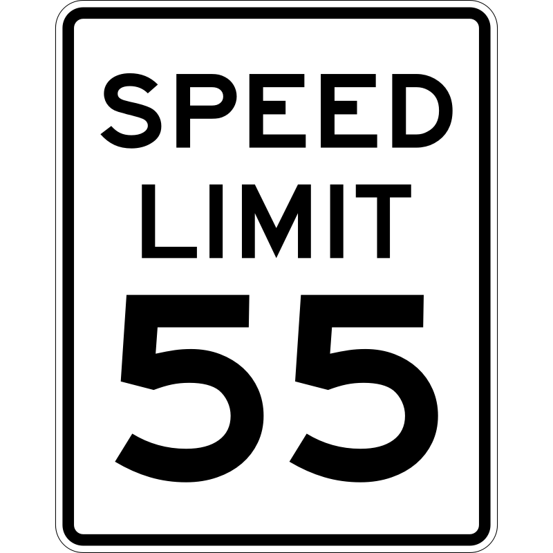 Speed Limit Sign Transparent Background Clip Art Library