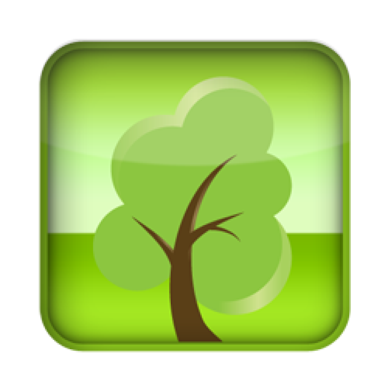 Eco-Friendly Tree Icon - Nature & Sustainability Symbol