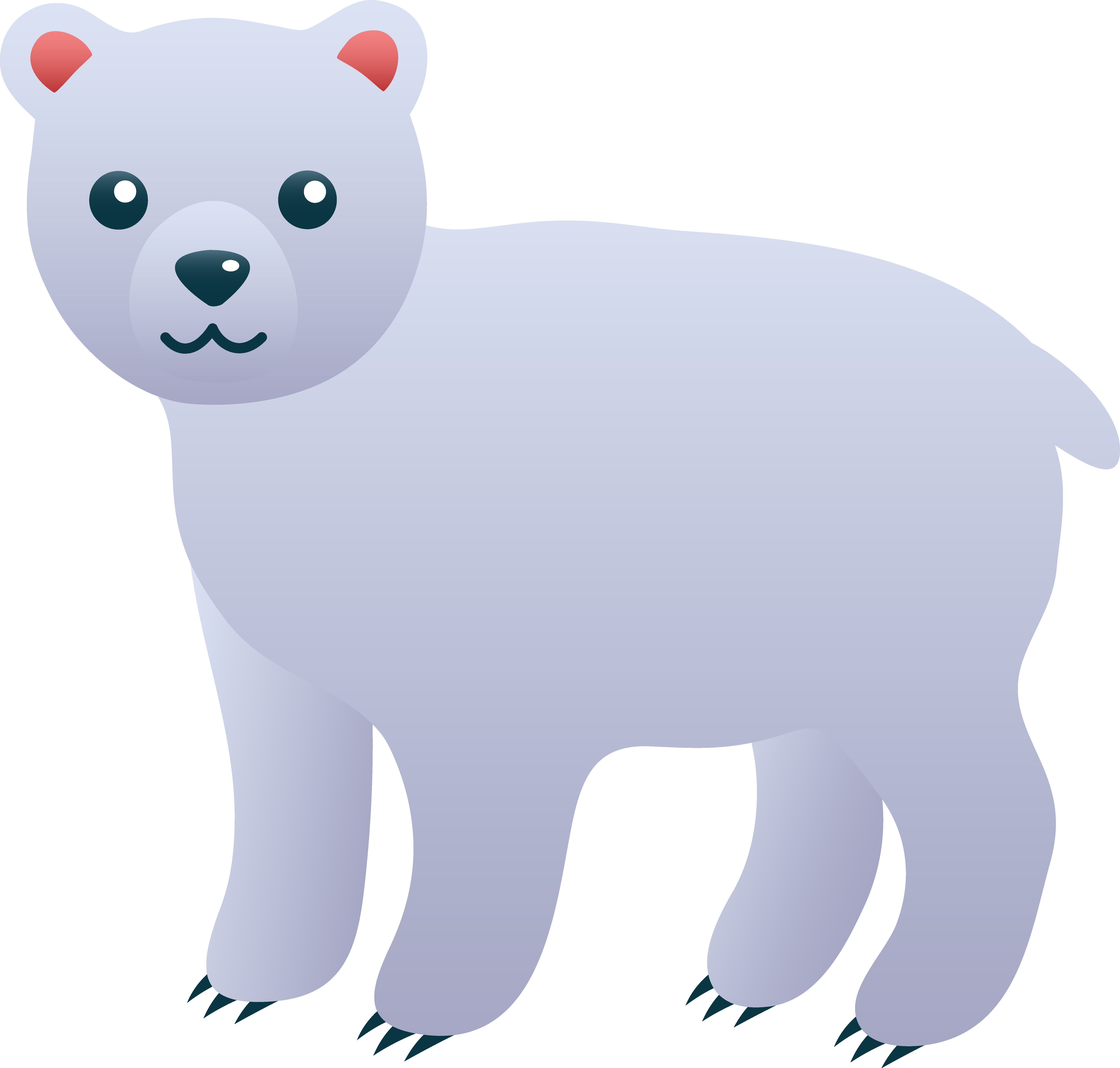 Cute Polar Bear Clip Art - Free Clip Art