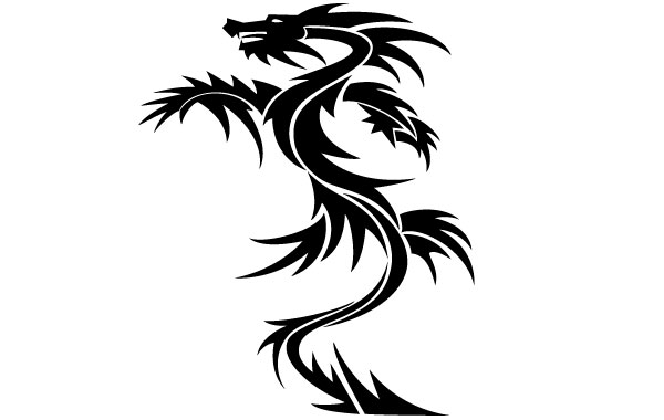 Free Dragon Breathing Fire Silhouette, Download Free Dragon Breathing ...