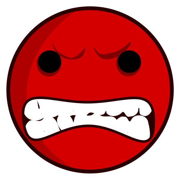 Angry Emoji Icon - Express Frustration or Rage Visually