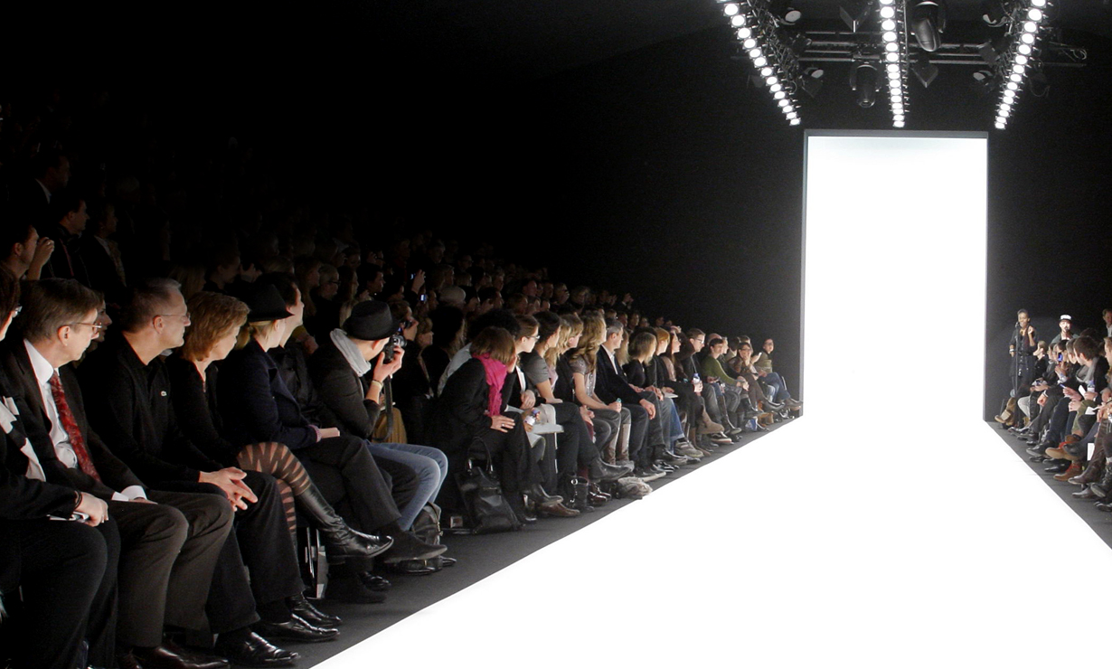 empty audience runway fashion - Clip Art Library