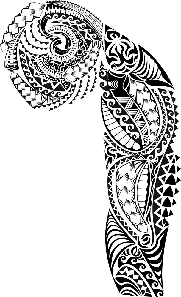 72 Terrific Tribal Tattoo Design For Arm Sleeve - Psycho Tats