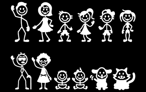 Free Stick Family Cliparts Download Free Stick Family - vrogue.co