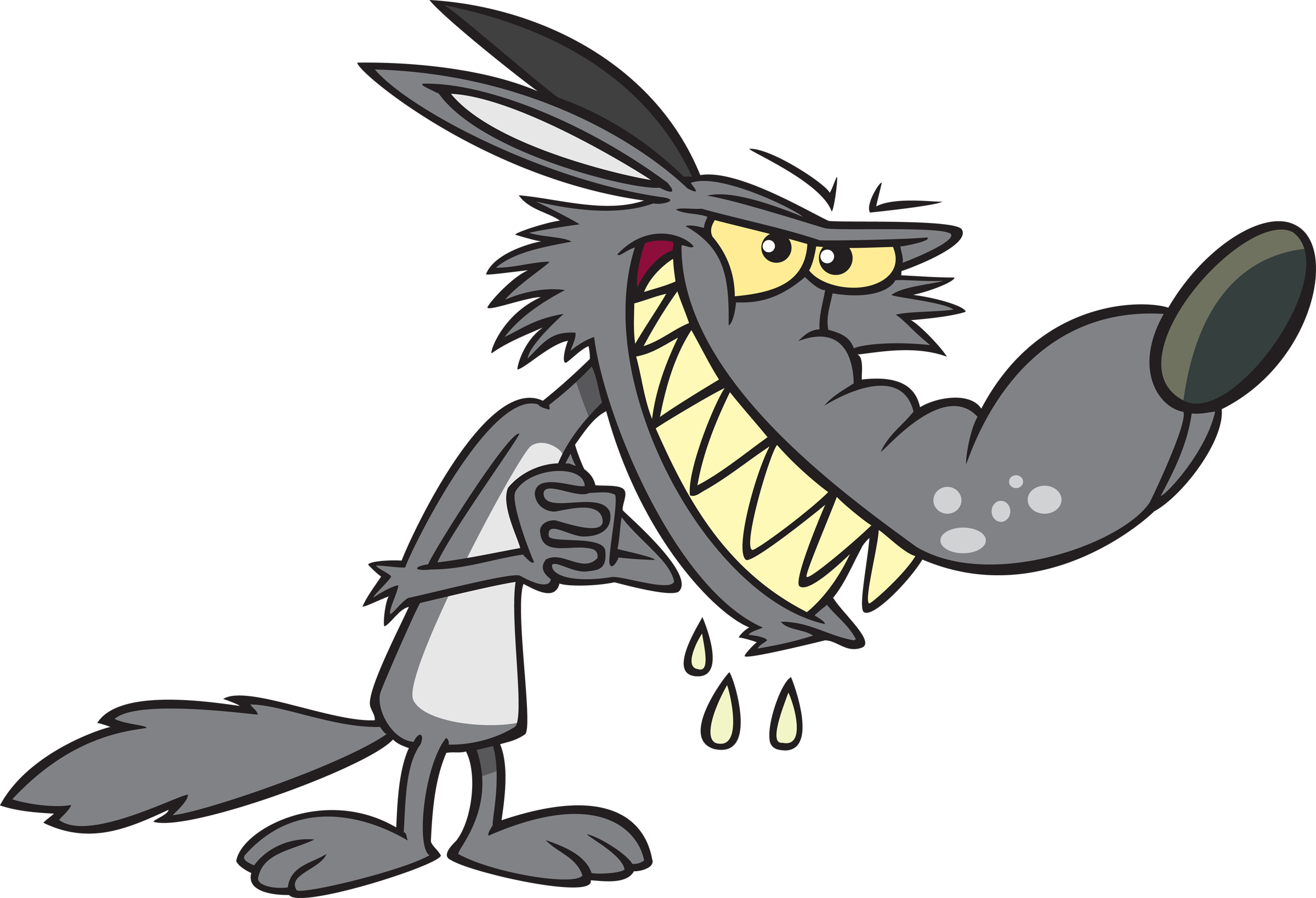 Wolf cartoon animal 17221984 PNG