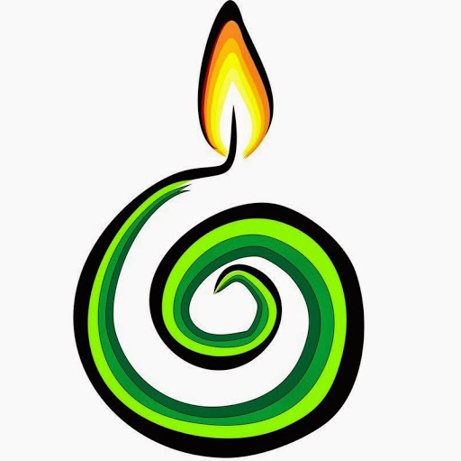 Eco-Friendly Candle Logo - Sustainable Lighting Symbol