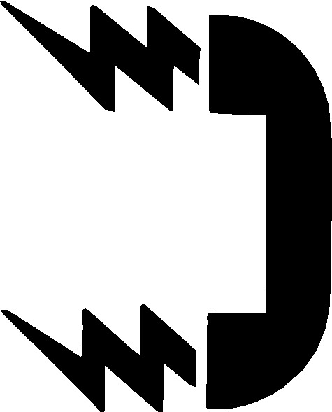 Lightning Bolt in Letter D Symbol - Power and Energy Icon