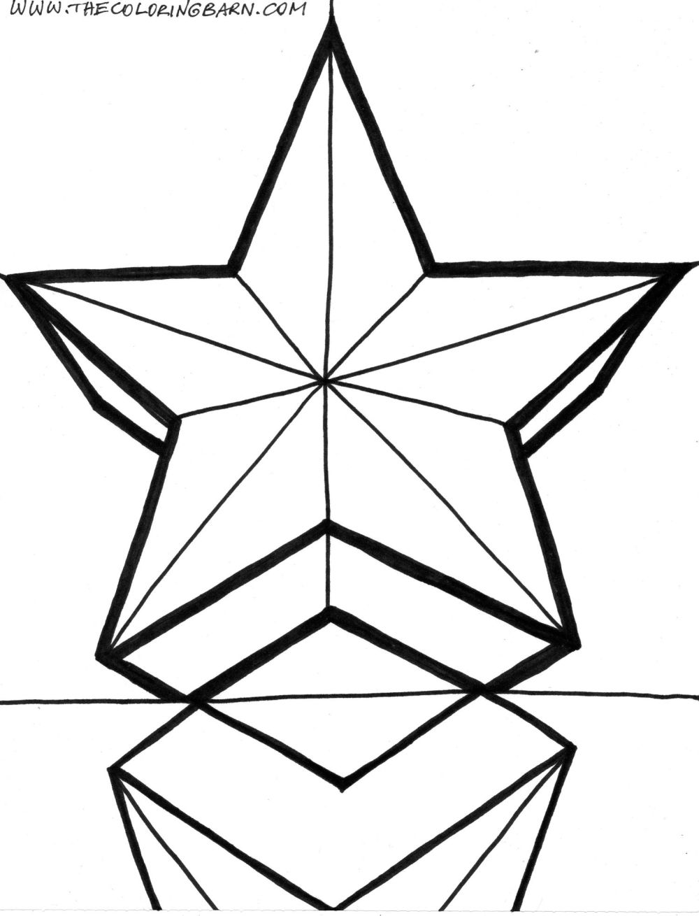 3D Star Sketch stock vector. Illustration of artwork - 70378096