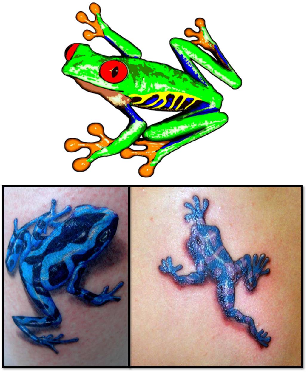 This little poison dart frog is one part of a  Tattoos Photography   Design on coffee