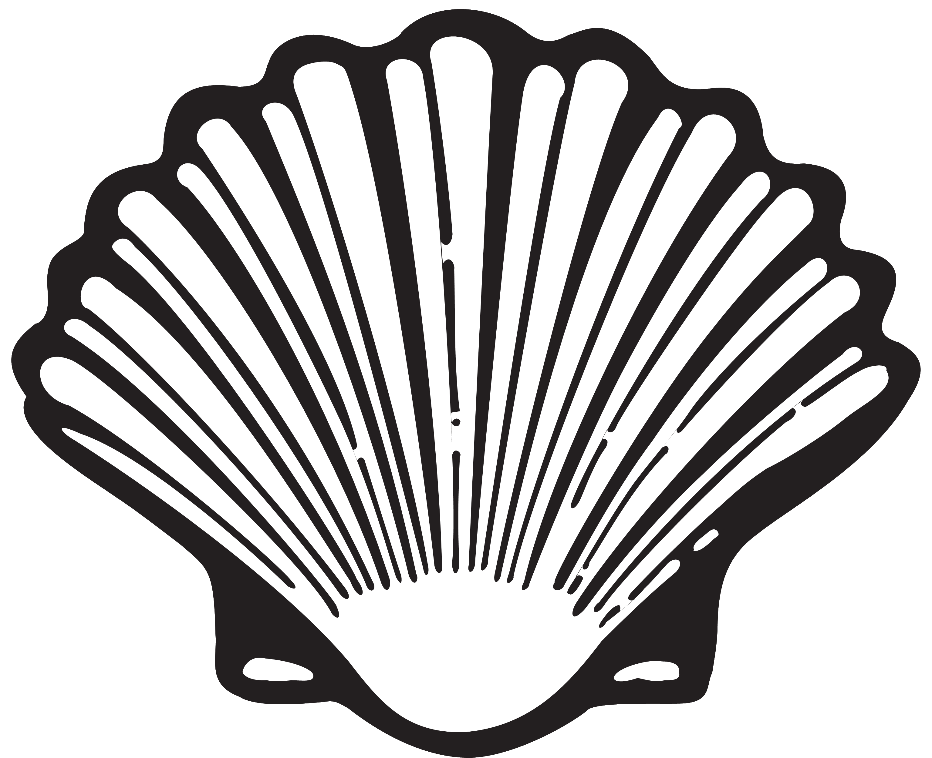 free-shell-black-and-white-download-free-shell-black-and-white-png