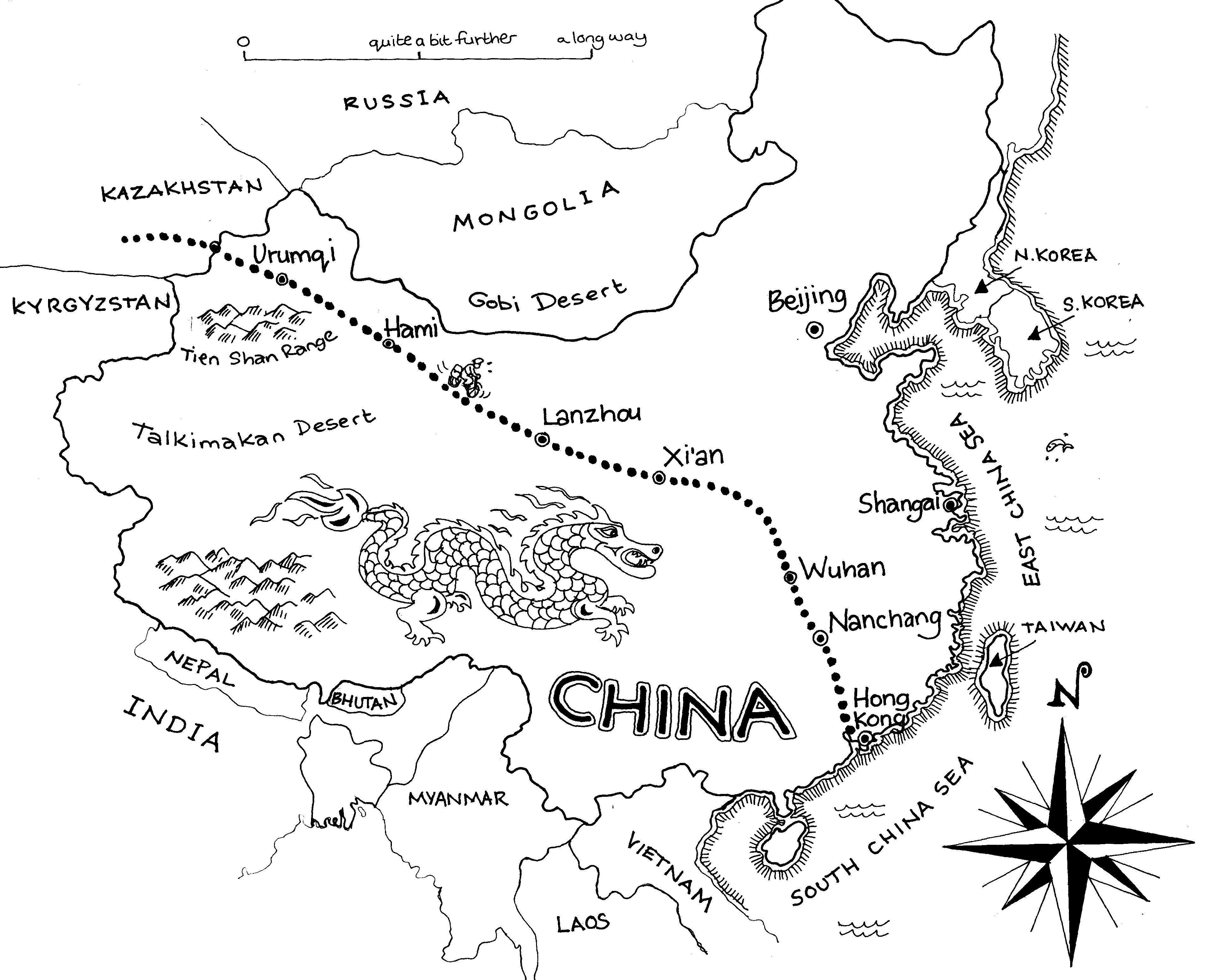 world atlas china outline clipart