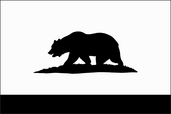 California Flag Bear Only Clip Art at Clipart library - vector clip art 
