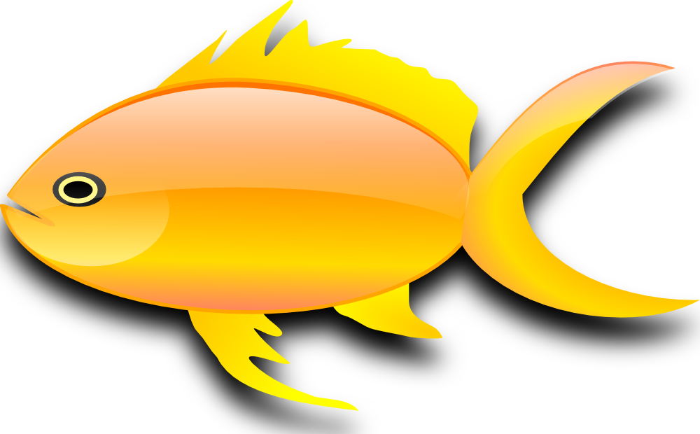 OnlineLabels Clip Art - Pez Dorado (Gold Fish)