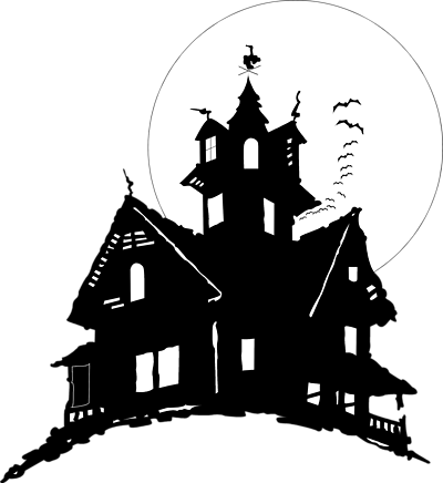 Free Haunted House Vector, Download Free Haunted House Vector png ...