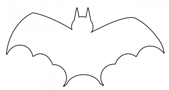 Free Bat Stencil, Download Free Bat Stencil png images, Free ClipArts ...