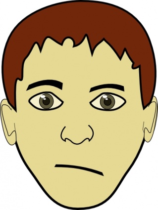 Neutral Expression Face Illustration - Free Clipart for Web & Design