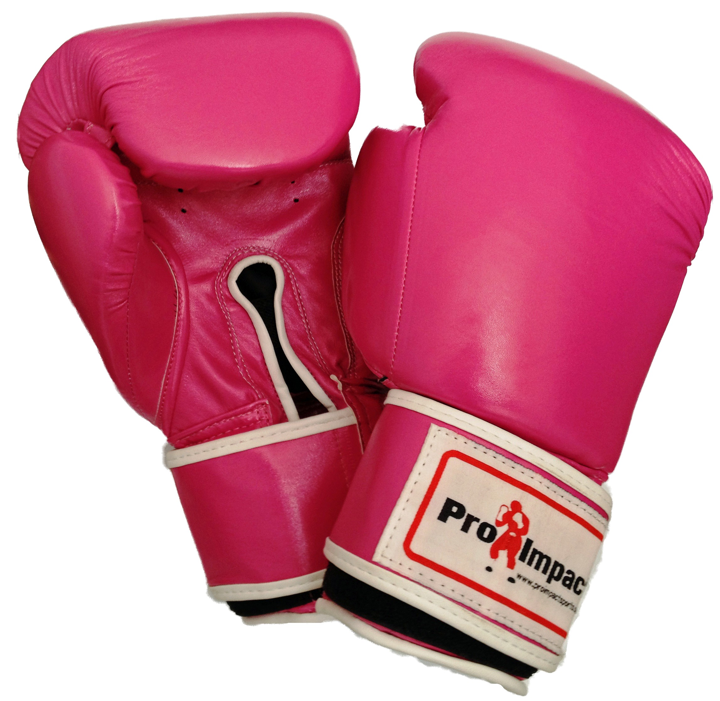 Pro Impact PU Leather Training Boxing Gloves Women 12 Oz - Boxing 