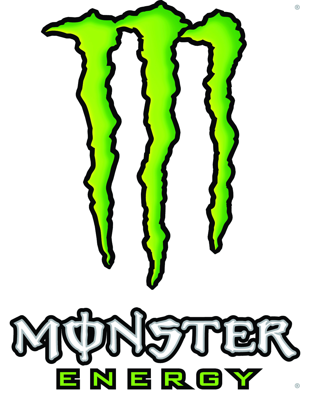 monster energy stencil i can print off