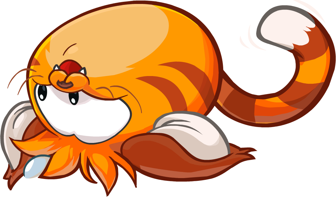 Image - Cat Puffle Rolling around.png - Club Penguin Wiki - The 