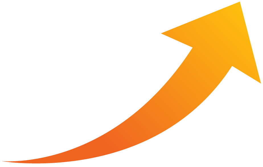 curved up arrow transparent background