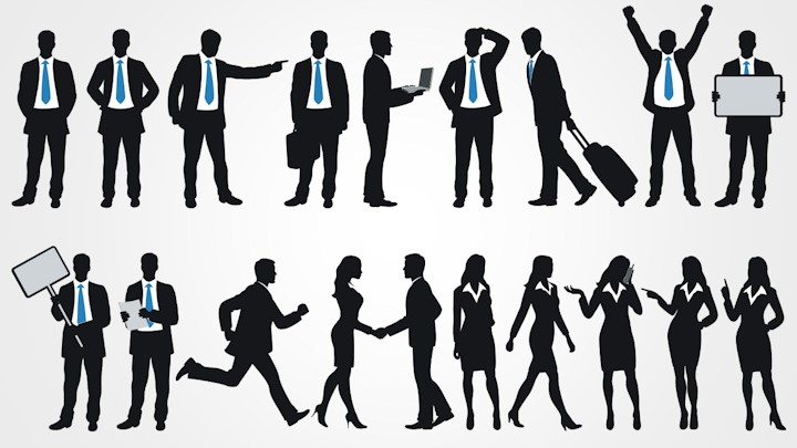 Business People Silhouettes for PowerPoint | ShapeChef