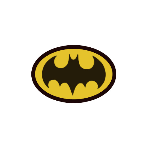 printable small batman symbol - Clip Art Library