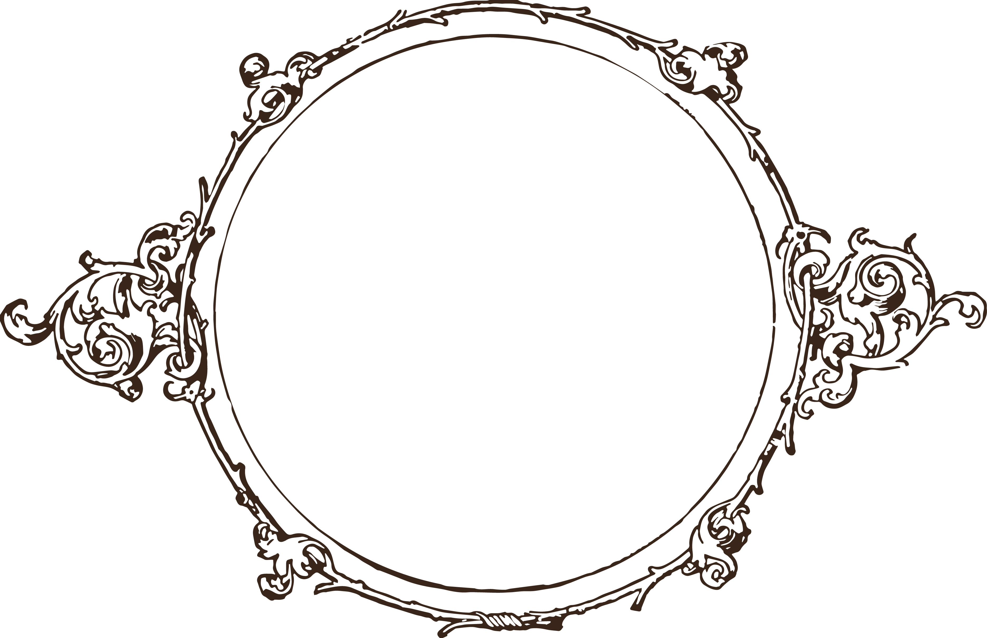 Royalty Free Image - Vintage Scroll Frame | Oh So Nifty Vintage 