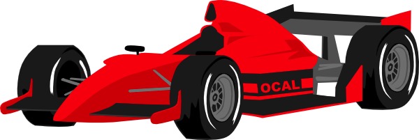 Ocal Formula Race Car - High-Performance Racing Vehicle Illustration