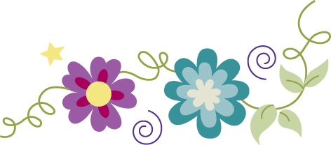 flowers clip art border