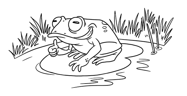 Free Frog Cartoon Outline, Download Free Frog Cartoon Outline png ...