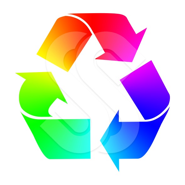 cool recycle symbol