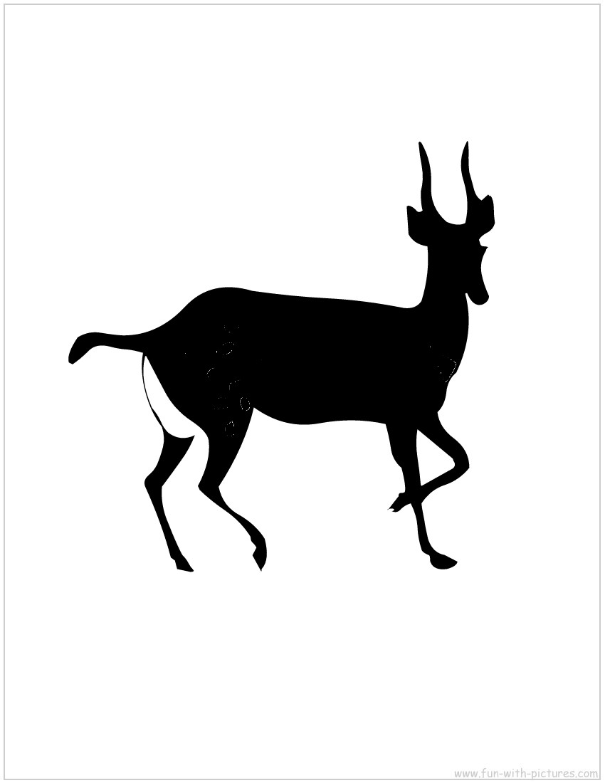 Pin Gazelle Silhouette on Pinterest