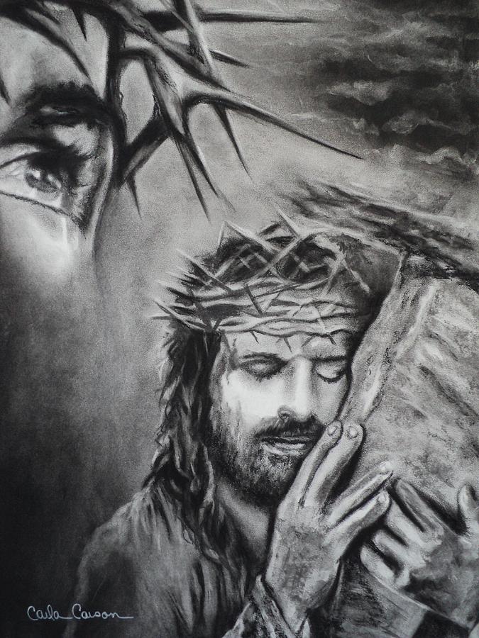 Buy Jesus Pencil Drawing Online In India  Etsy India