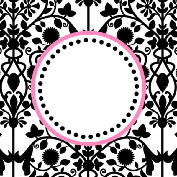 Free Black And White Damask Wallpaper Border, Download Free Black And ...