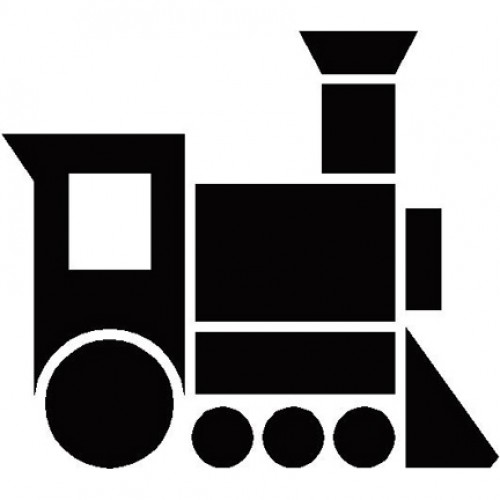 Steam Train Silhouette