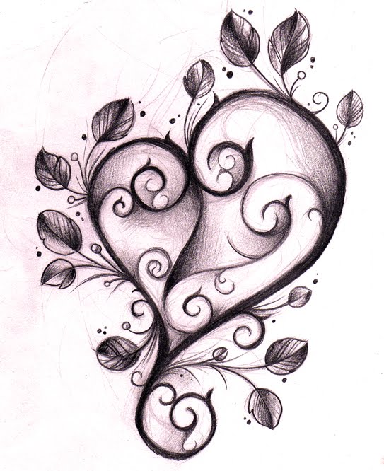 Custom Heart Birth Flower Tattoo Design Color Birth Flower - Etsy