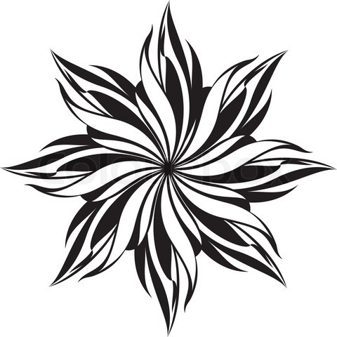 Flower Design Pattern Black And White Frees That You Can Clipart 