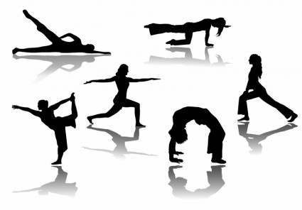 Free vector exercise silhouette Free vector for free download 