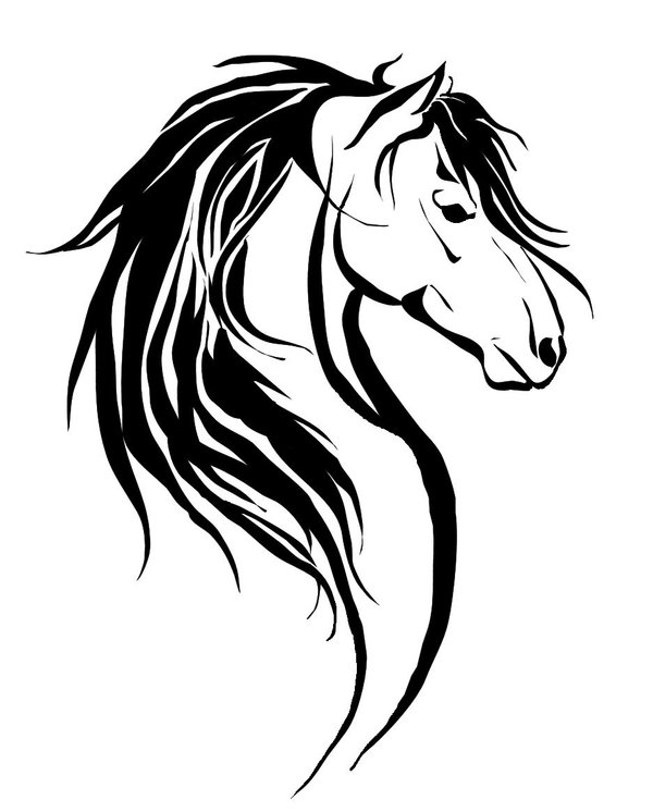 Clipart library: More Like Sprinting Horse Tattoo by BornToSoar