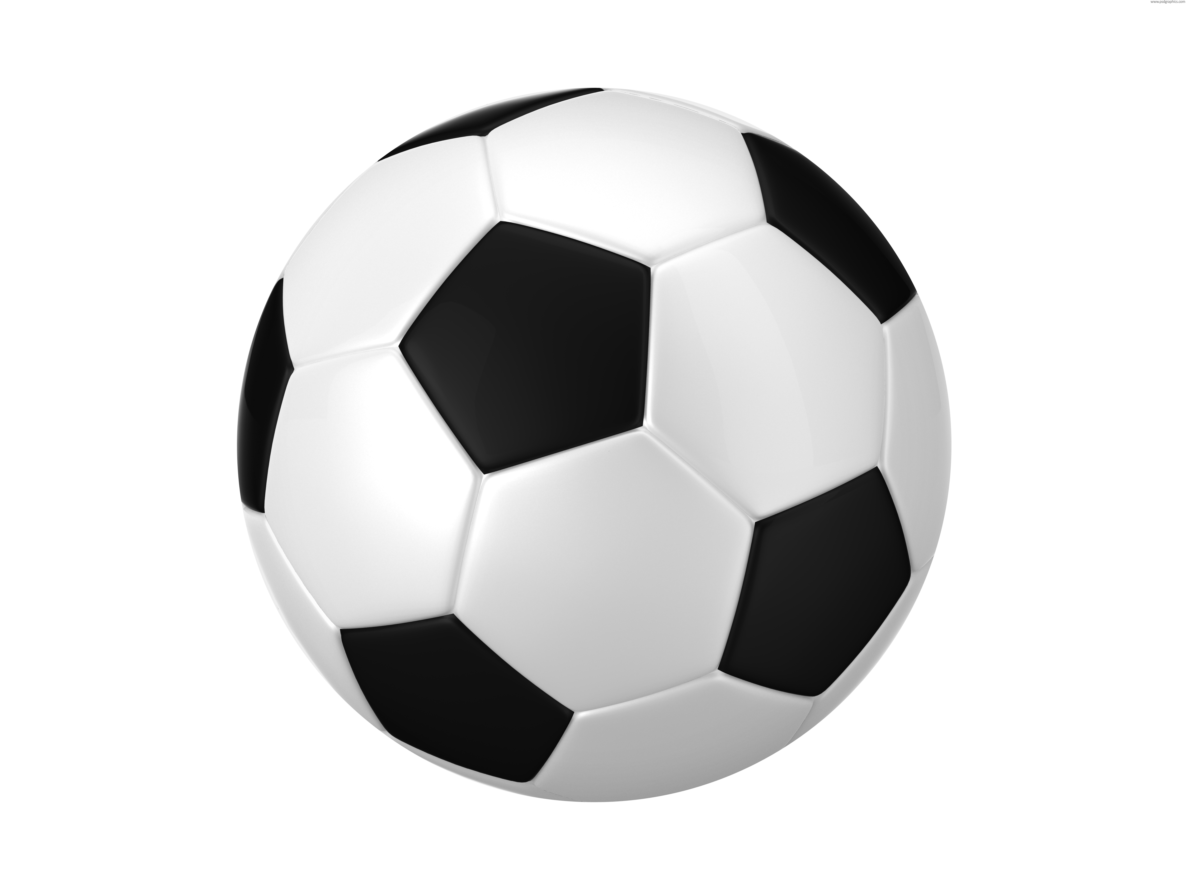 Black and white football (soccer) balls | PSDGraphics