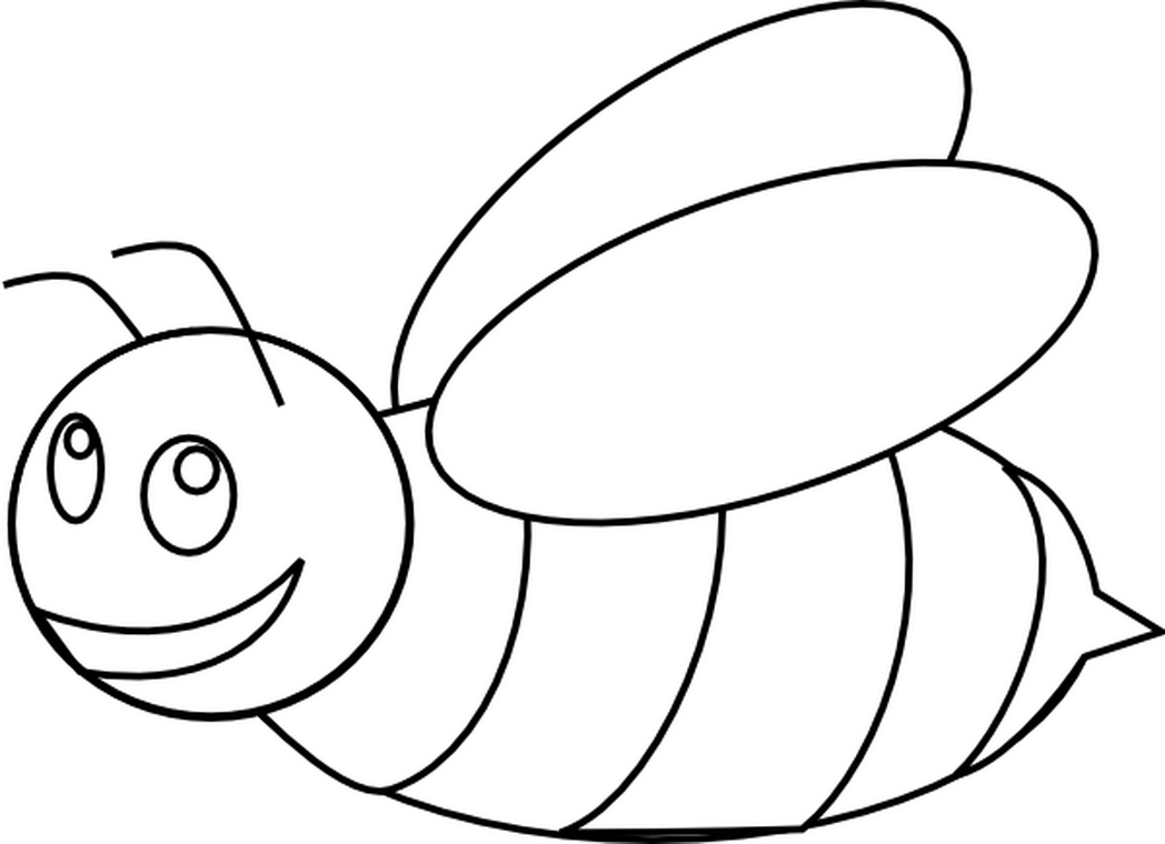 Bee Clipart Outline