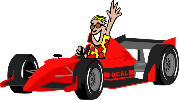 Cartoon Racing Cars - Clipart library
