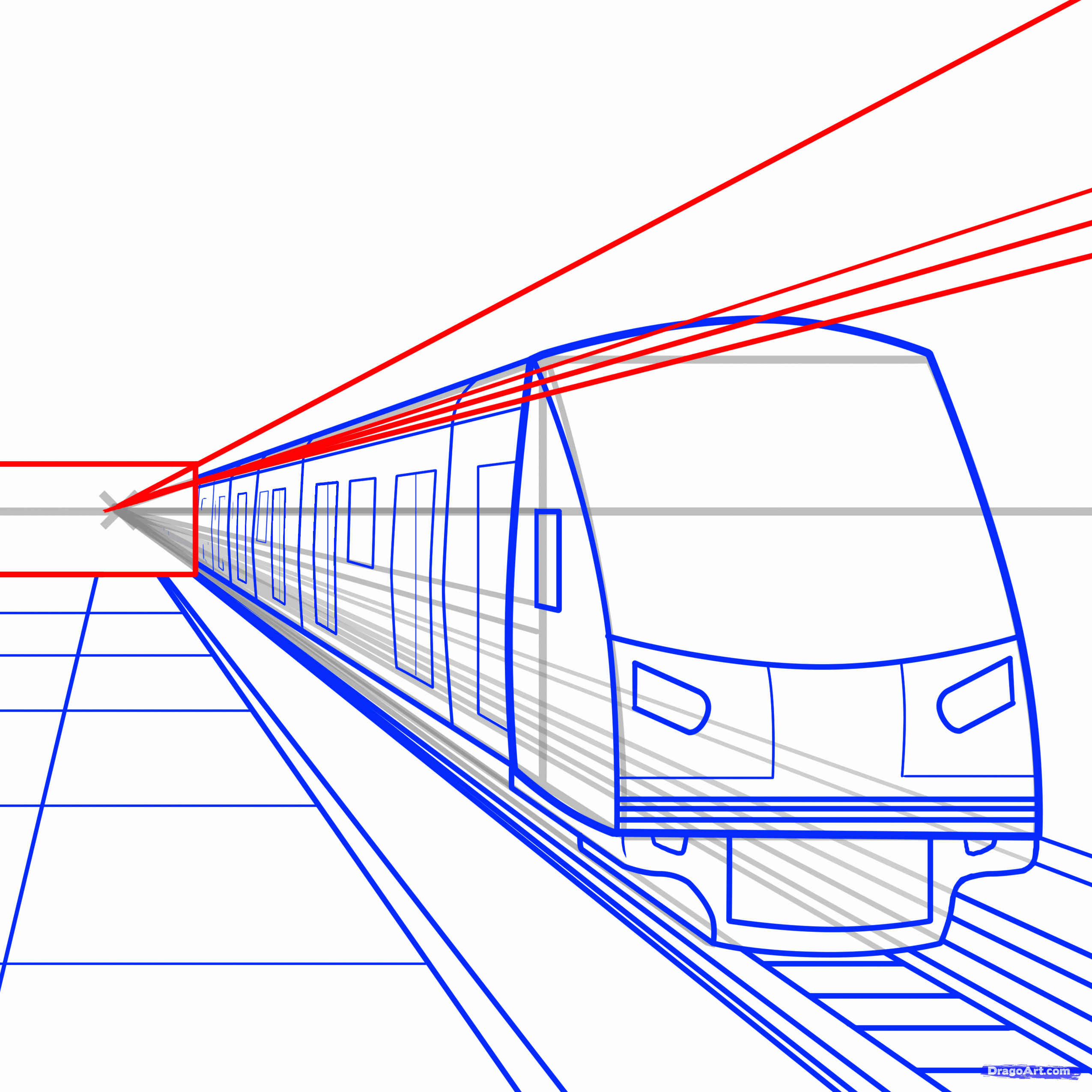 Single one line drawing of train seen from the  Stock Illustration  99309149  PIXTA