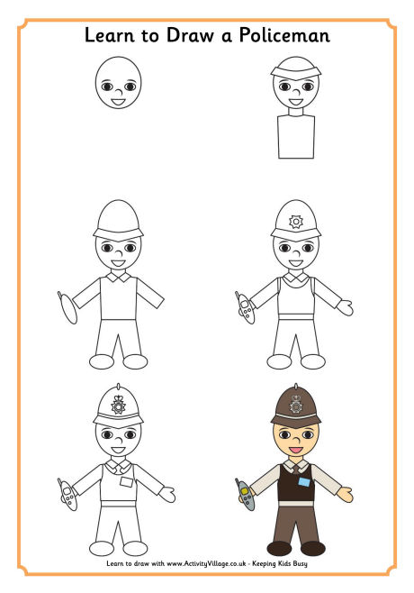 Police Man Sketch Stock Illustrations, Cliparts and Royalty Free Police Man  Sketch Vectors