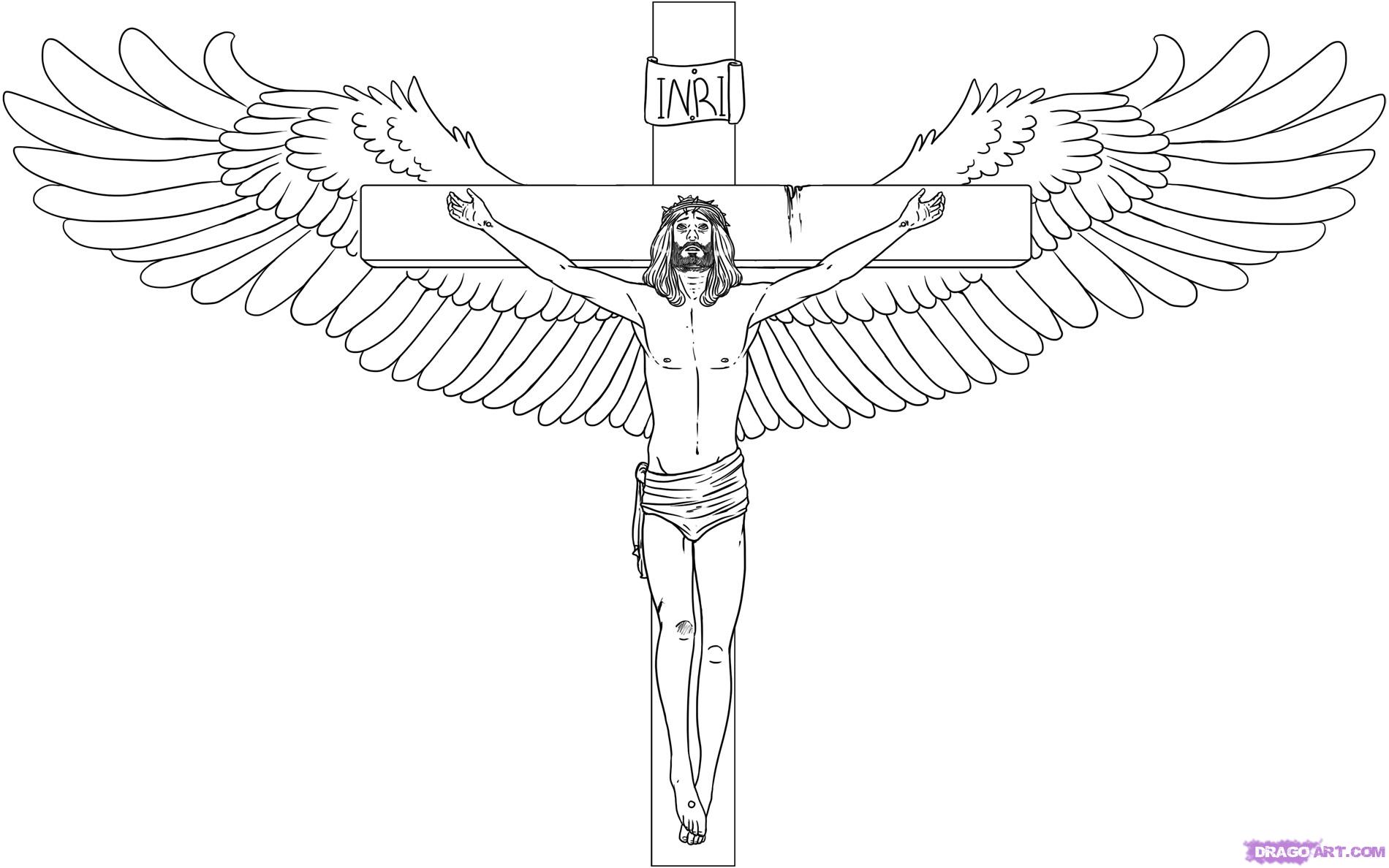 Clip Freeuse Stock Jesus Carrying Cross Drawing At  Jesus Carrying Cross  Png PNG Image  Transparent PNG Free Download on SeekPNG