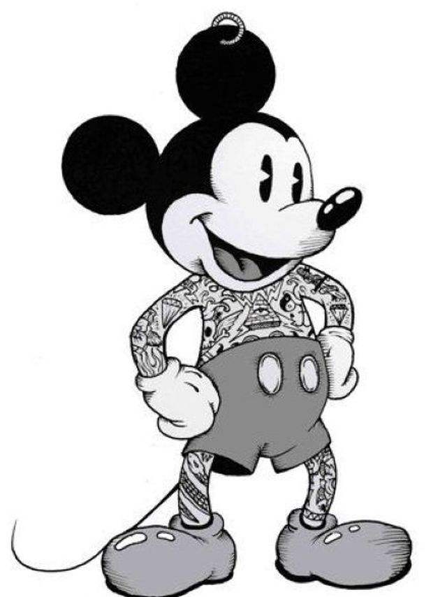 Image result for gangster mickey mouse  Mickey mouse drawings Mickey mouse  art Mickey mouse wallpaper
