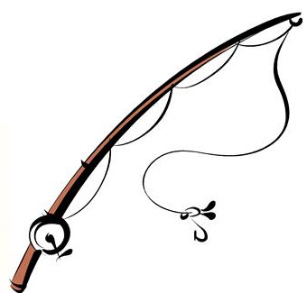 fishing rod - Clip Art Library
