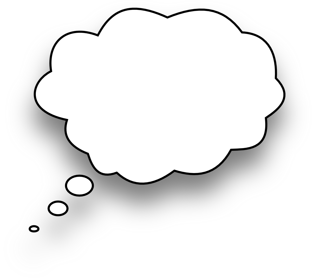 3d thought bubble png
